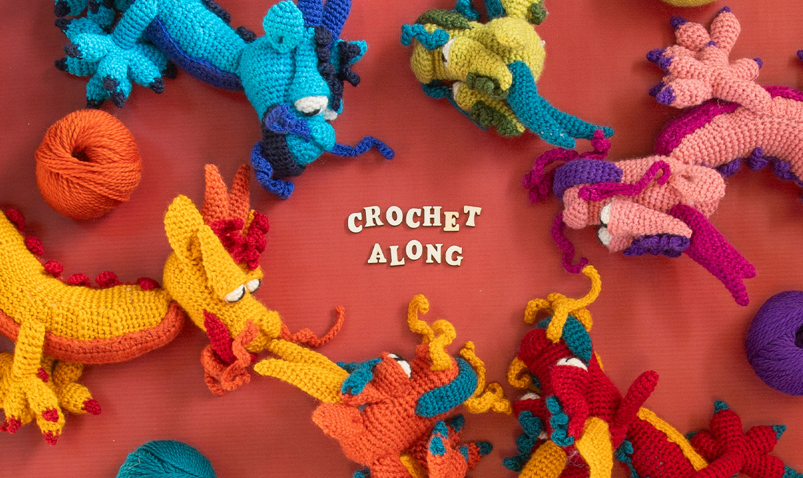TOFT Bo the Dragon crochet along 2024